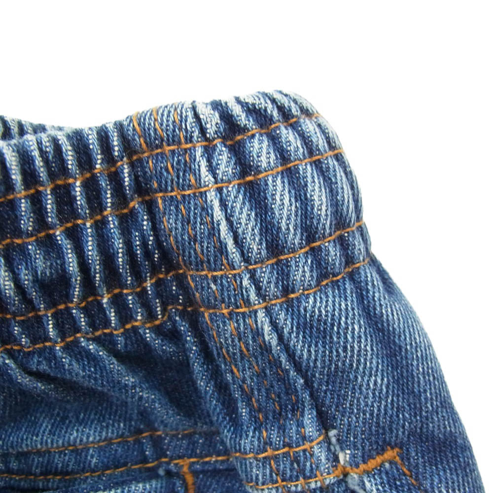 STUSSY ステューシー 紺タグ USA製 デニム ハーフ パンツ ショーツ インディゴブルー系 M【中古】