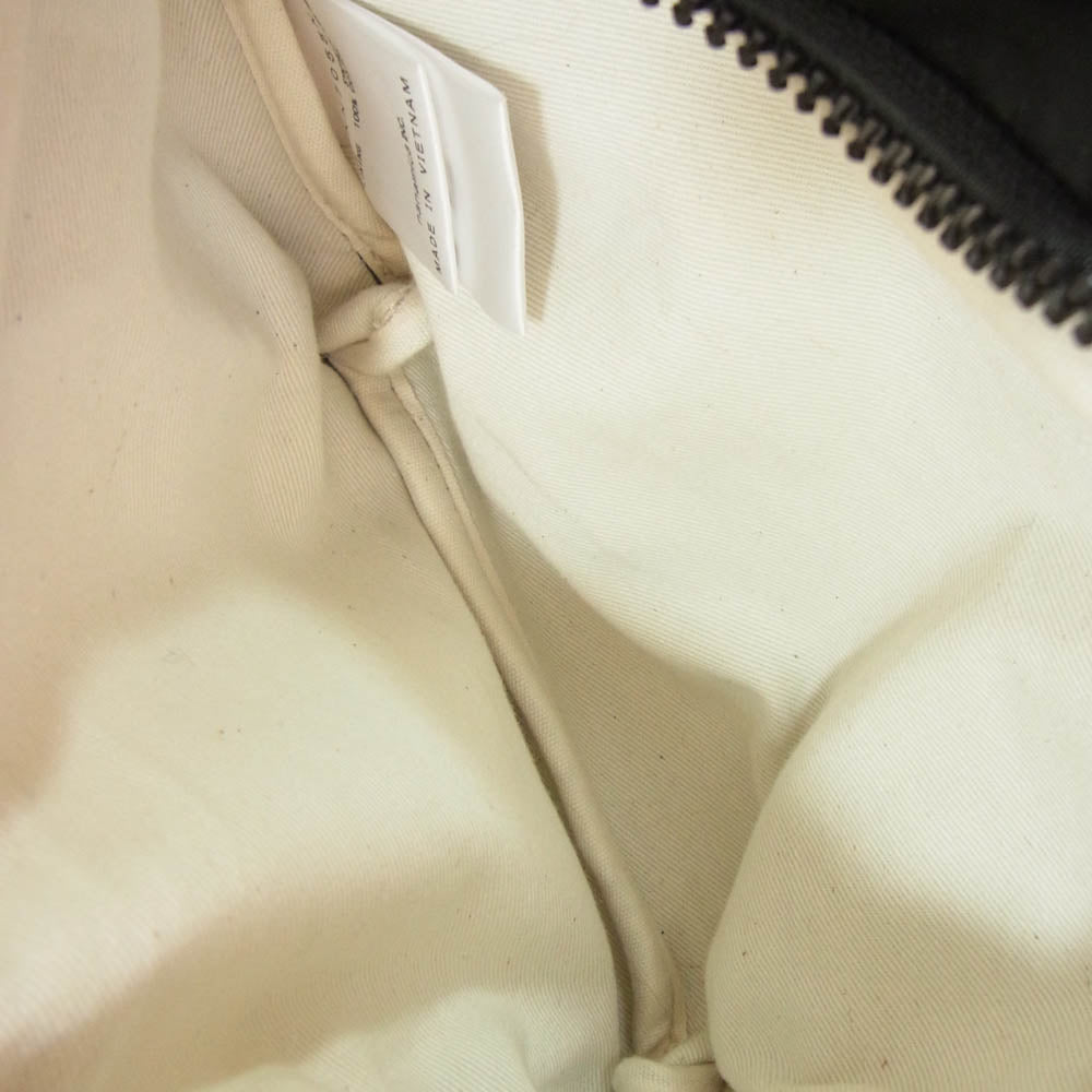 THE NORTH FACE ノースフェイス NN7055N PURPLE LABEL Leather Waist Bag パープルレーベル フェイクレザー ウエスト バッグ ブラック系【中古】