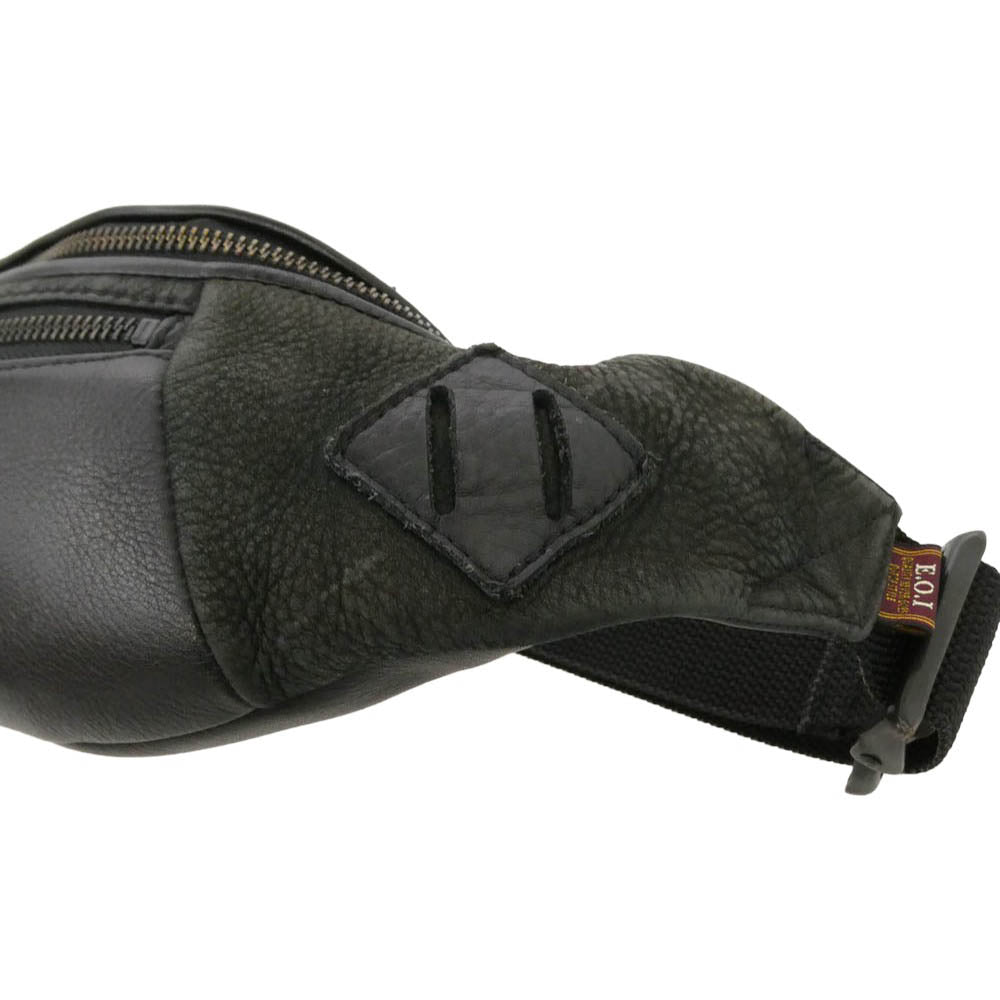 MR.OLIVE ミスターオリーブ レザー ショルダー ウエストバッグ ポーチ ブラック系【中古】