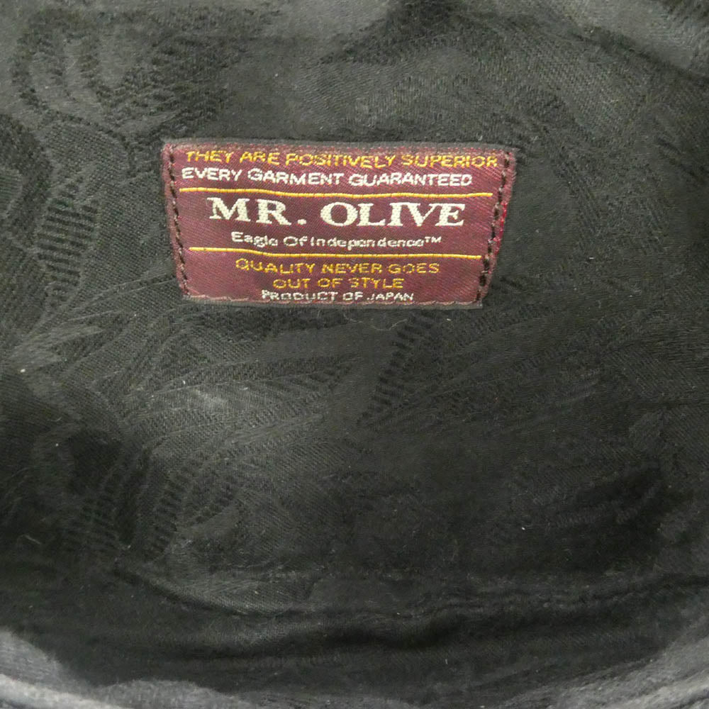 MR.OLIVE ミスターオリーブ レザー ショルダー ウエストバッグ ポーチ ブラック系【中古】