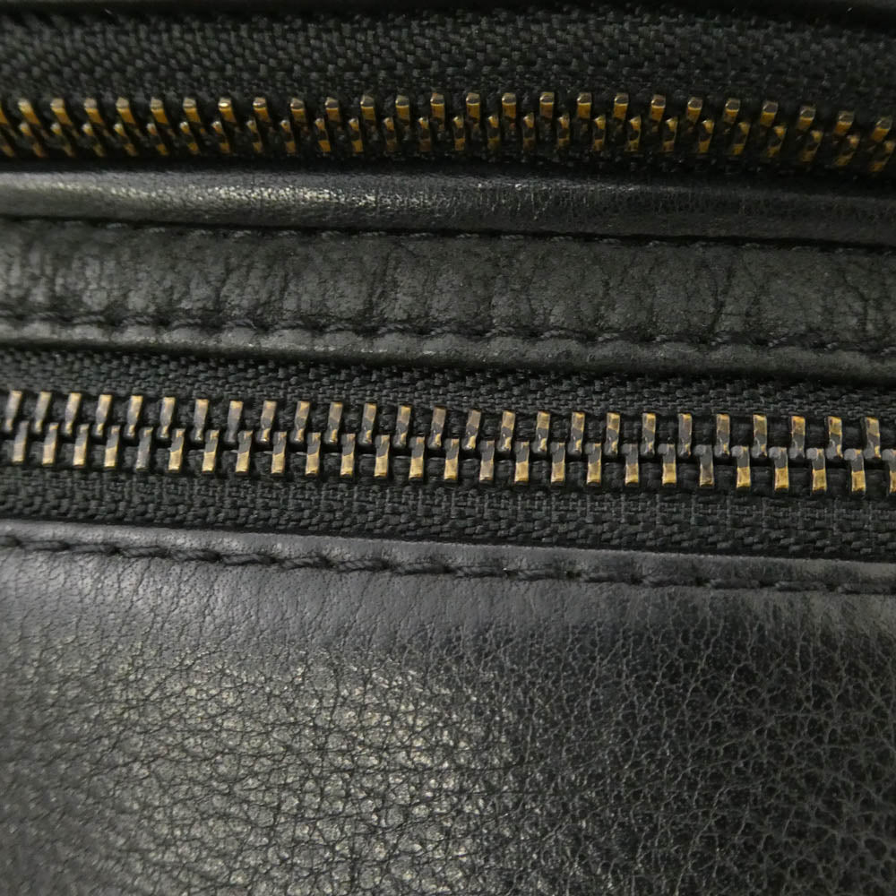 MR.OLIVE ミスターオリーブ レザー ショルダー ウエストバッグ ポーチ ブラック系【中古】