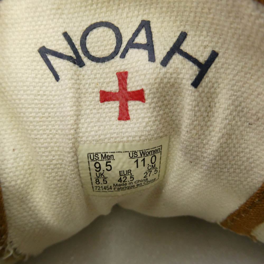 VANS バンズ N.O.A ノア NOAH ノア Authentic One Pie オーセンティック スニーカー ライトブラウン系 ダークブラウン系 27.5cm【中古】