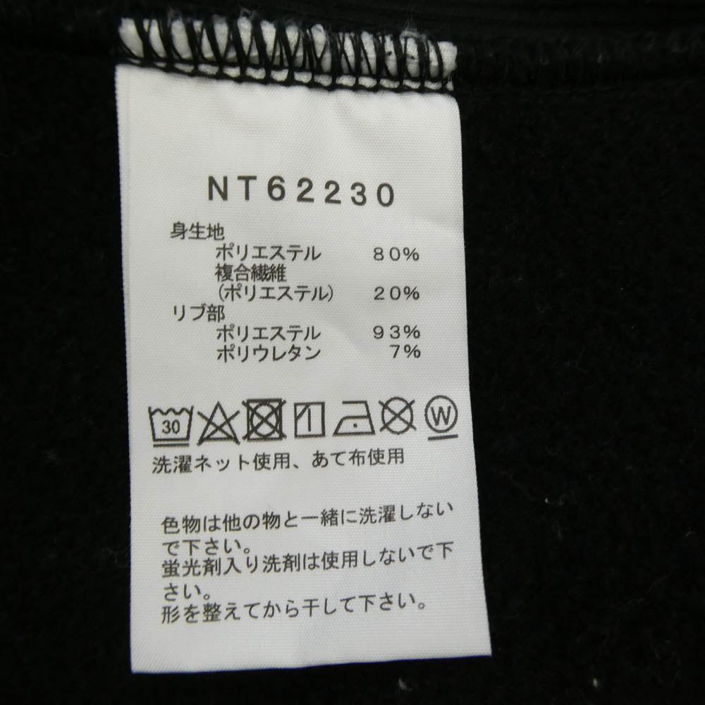 THE NORTH FACE ノースフェイス NT62230 BACK SQUARE LOGO FOODIE バックスクエア ロゴ フーディ プルオーバー パーカー ブラック系 XL【中古】