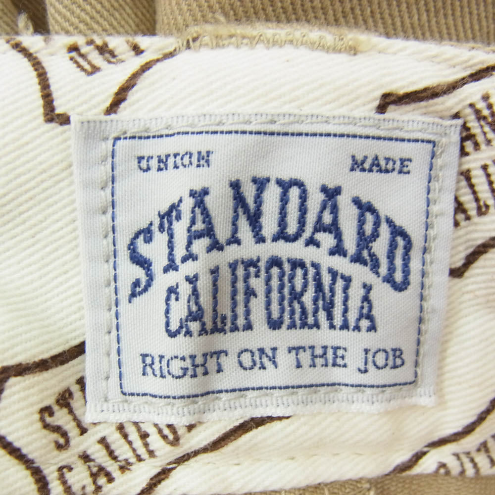 STANDARD CALIFORNIA スタンダードカリフォルニア ワーク パンツ ベージュ系 34【中古】