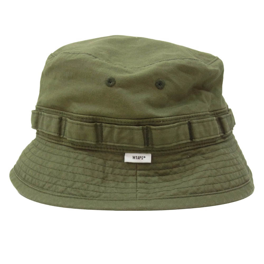 WTAPS ダブルタップス 19AW 192HCDT-HT12 JUNGLE HAT ジャングル ハット バケットハット 帽子 カーキ系 X02【中古】