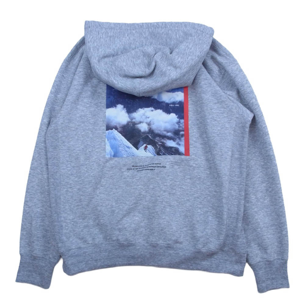 THE NORTH FACE ノースフェイス NT62234 NUPTSE SWEAT HOODIE ヌプシ スウェット フーディー プルオーバー パーカー グレー系 L【中古】