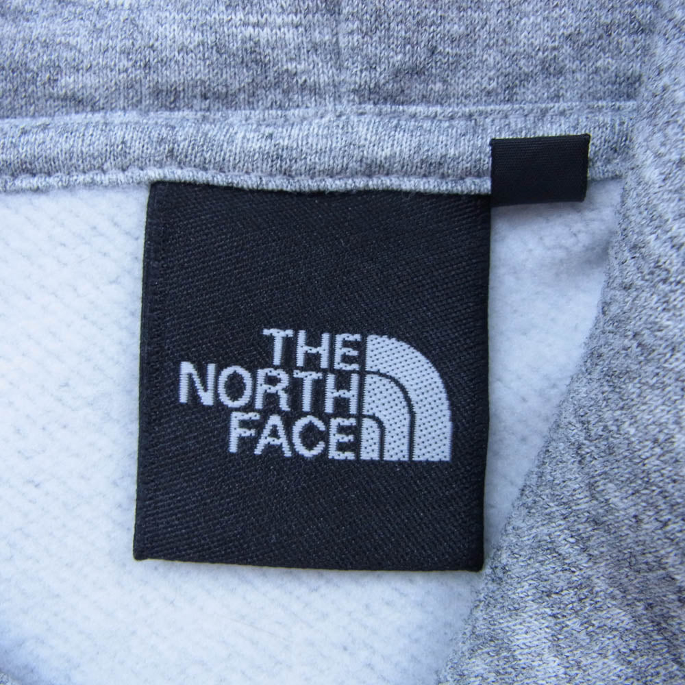 THE NORTH FACE ノースフェイス NT62230 BACK SQUARE LOGO FOODIE バックスクエア ロゴ フーディ プルオーバー パーカー グレー系 L【中古】