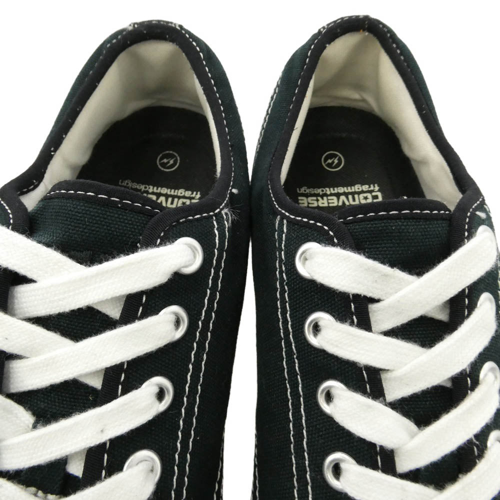CONVERSE コンバース FRAGMENT DESIGN フラグメントデザイン 160156C × FRAGMENT DESIGN フラグメントデザイン JP MODERN OX スニーカー ブラック系 ホワイト系 29cm【中古】