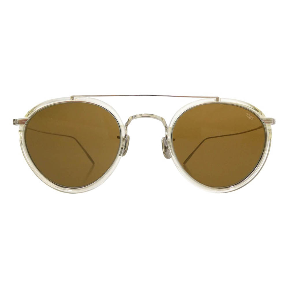 EYEVAN7285 アイヴァン7285 c.3070 762 ブリッジ サングラス アイウェア クリア系 ブラウン系 48□24-145【中古】