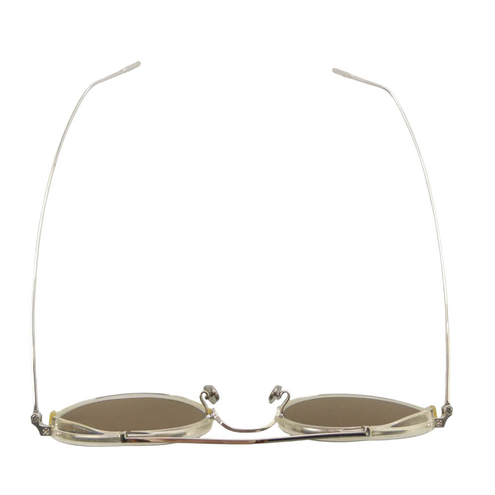 EYEVAN7285 アイヴァン7285 c.3070 762 ブリッジ サングラス アイウェア クリア系 ブラウン系 48□24-145【中古】