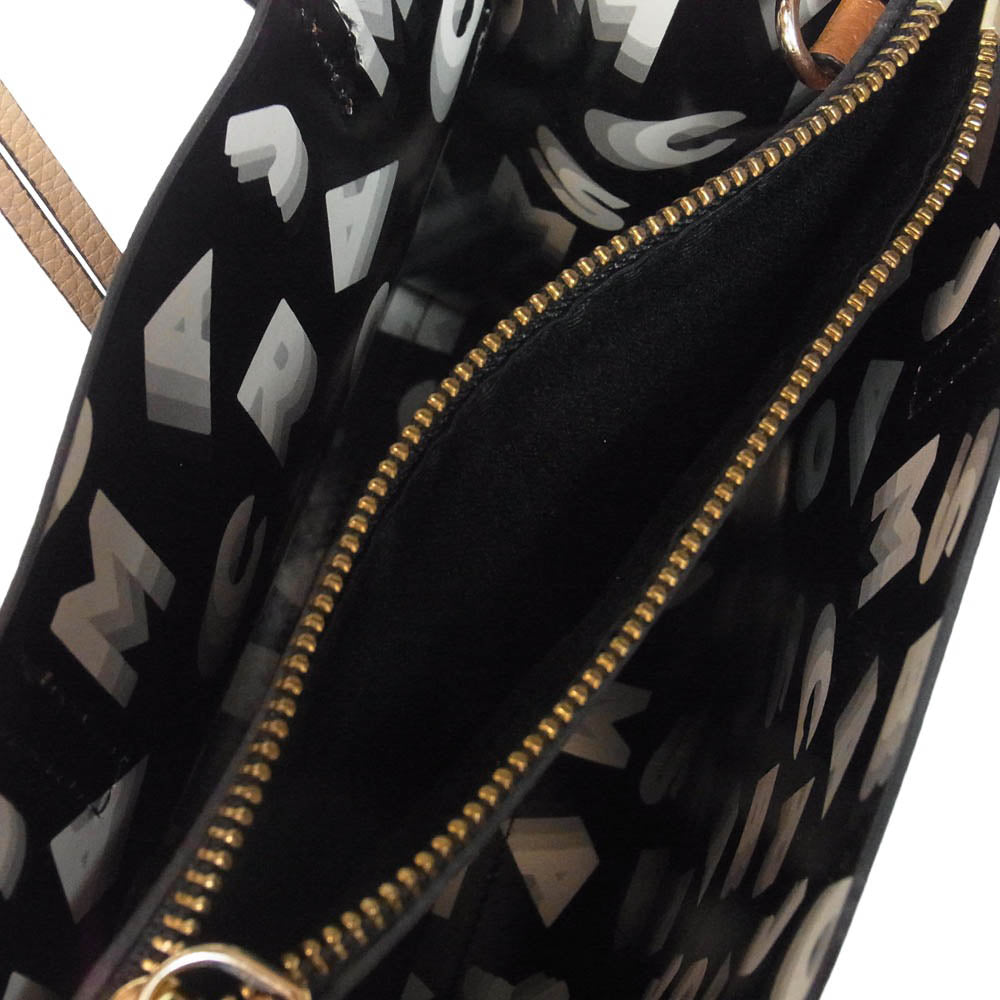 MARC JACOBS マークジェイコブス M0016132-244 2way SMOKED ALMOND MULTI スモークド アーモンド マルチ レザー ショルダーバッグ ブラック系【中古】