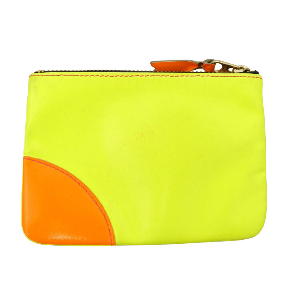 COMME des GARCONS コムデギャルソン SUPER FLUO ZIP POUCH スーパーフロー ジップポーチ コインケース 財布【中古】