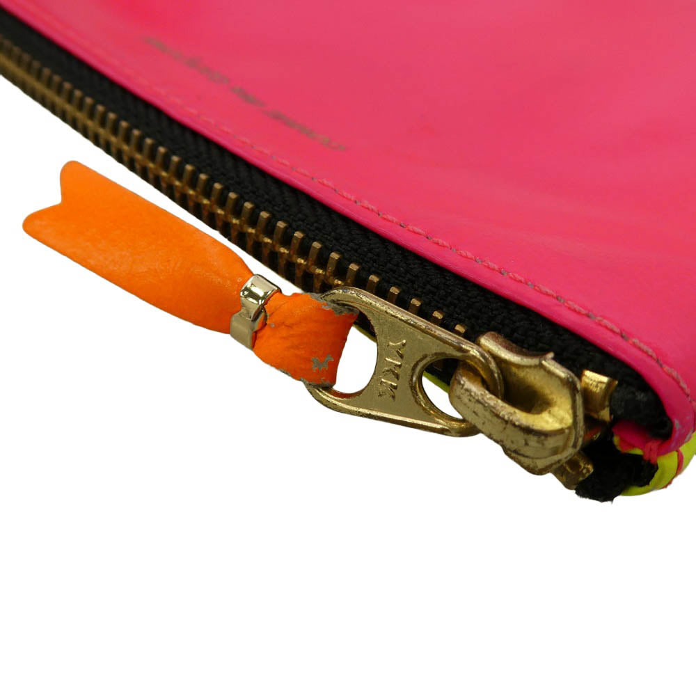 COMME des GARCONS コムデギャルソン SUPER FLUO ZIP POUCH スーパーフロー ジップポーチ コインケース 財布【中古】