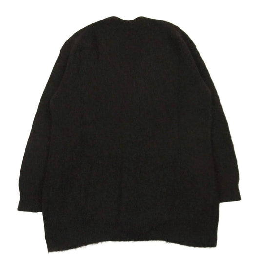 AURALEE オーラリー 22AW A22AC03KM BRUSHED SUPER KID MOHAIR KNIT LONG CARDIGAN モヘア ニット カーディガン ダークブラウン系 1【中古】