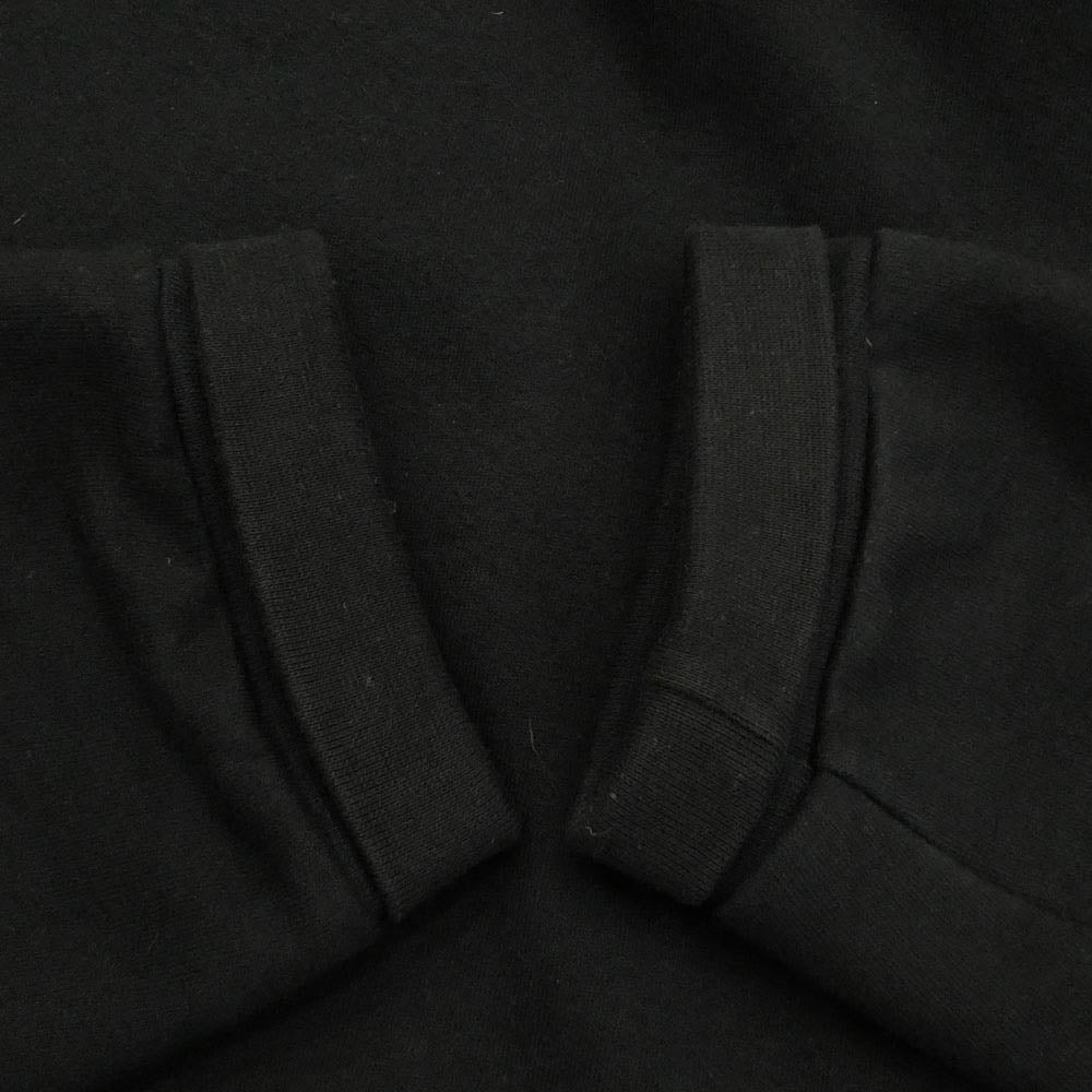 CHROME HEARTS クロムハーツ（原本無） VERTICAL LOGO HOODIE ヴァーティカルロゴ プルオーバー パーカー フーディ アームロゴ スウェットパーカー ブラック系 XL【中古】