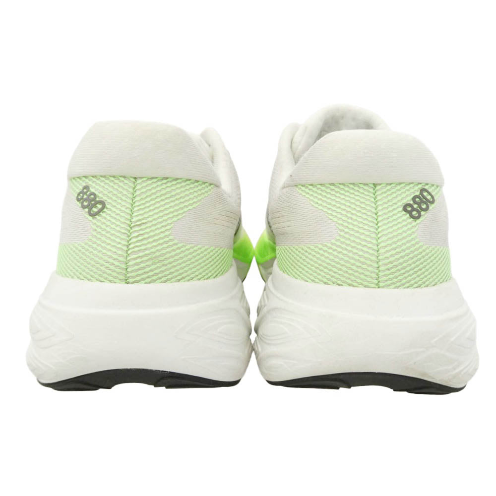 NEW BALANCE ニューバランス M880D15 Fresh Foam X 880V15 フレッシュフォームX 880V15 ローカット スニーカー ホワイト系 ライトグリーン系 26cm【中古】