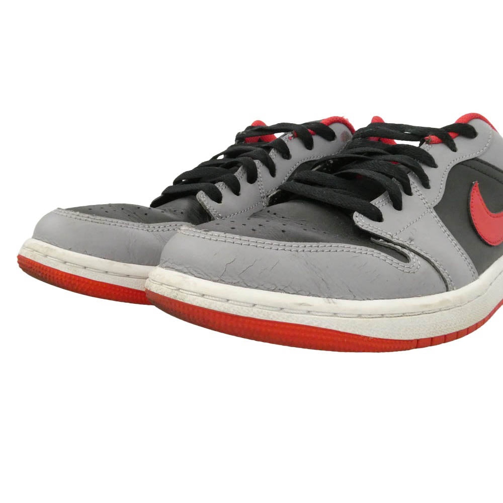 NIKE ナイキ 553558-060 Air Jordan 1 Low Cement Red エアジョーダン1 ロー セメントレッド ローカット スニーカー マルチカラー系 26cm【中古】