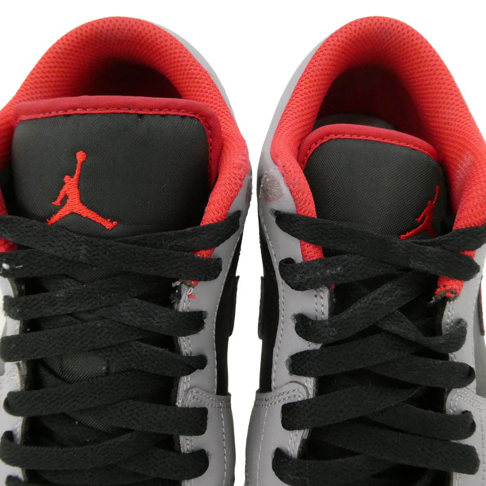 NIKE ナイキ 553558-060 Air Jordan 1 Low Cement Red エアジョーダン1 ロー セメントレッド ローカット スニーカー マルチカラー系 26cm【中古】