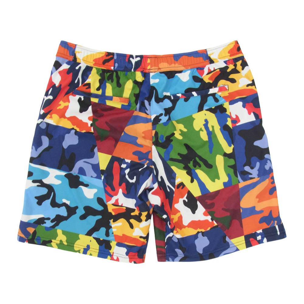 F.C.R.B. エフシーアールビー FCRB-180021 GAME SHORTS カモフラカラーブロック ゲームショーツ ハーフパンツ マルチカラー系 L【中古】