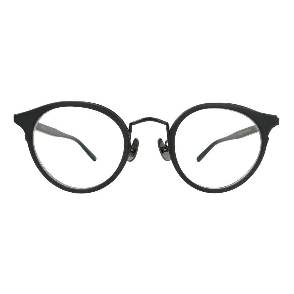 エーディーエスアール REICH 02 ライヒ2 度入り クリアレンズ ボストンタイプ アイウェア 眼鏡 チャコール系【中古】