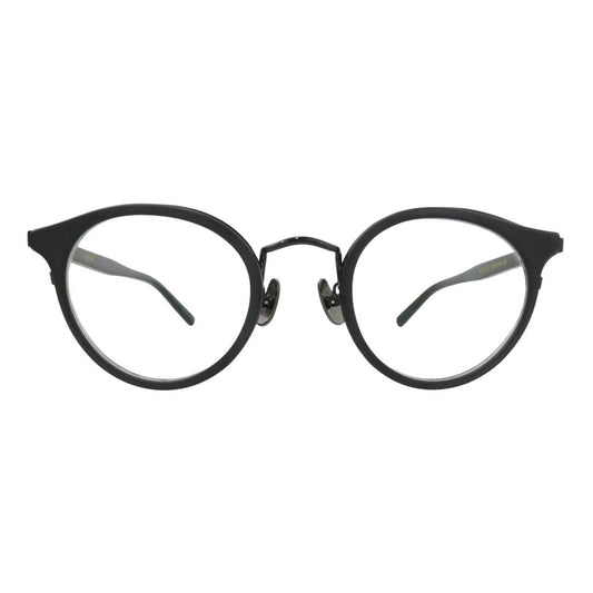 エーディーエスアール REICH 02 ライヒ2 度入り クリアレンズ ボストンタイプ アイウェア 眼鏡 チャコール系【中古】