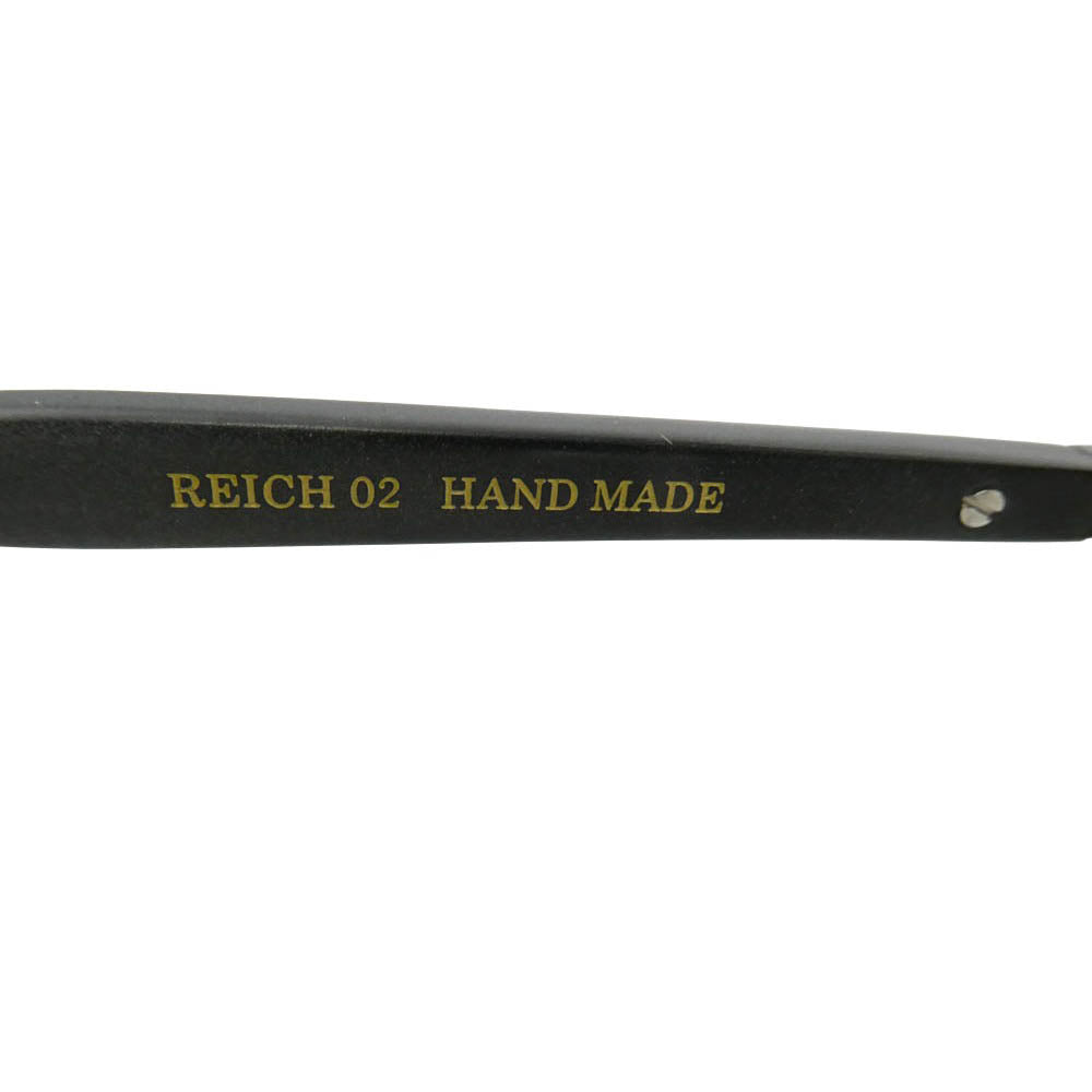 エーディーエスアール REICH 02 ライヒ2 度入り クリアレンズ ボストンタイプ アイウェア 眼鏡 チャコール系【中古】