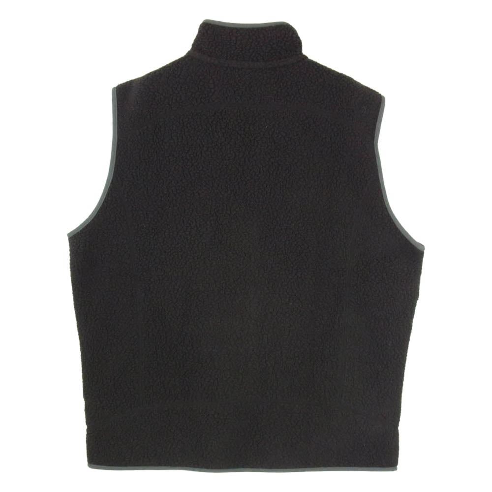 patagonia パタゴニア 25AW 22821 M S RETRO PILE VEST メンズ レトロ パイル フリース ベスト ブラック系 XL【中古】