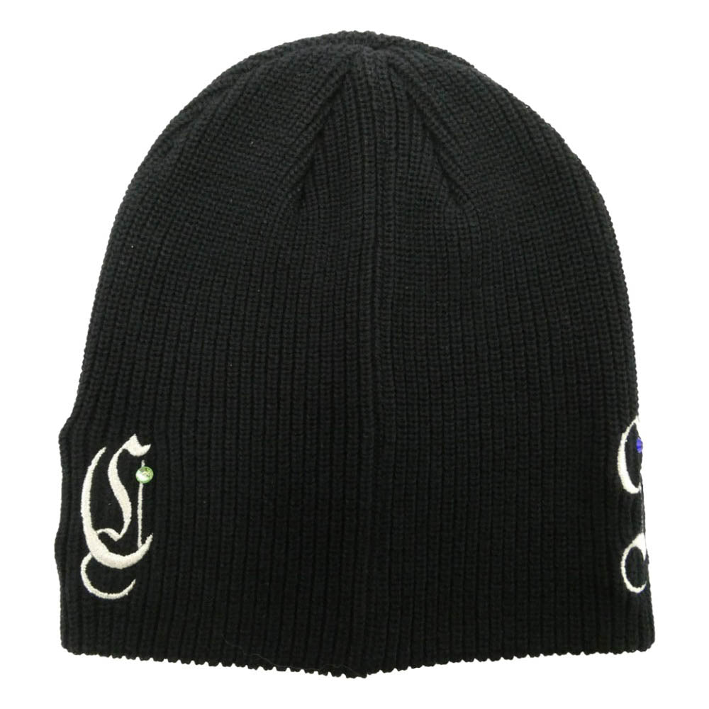 Supreme シュプリーム 25AW x 蒼産業 AOI Gems Beanie ジェムズ ビーニー ニット キャップ 帽子 ブラック系 58cm【美品】【中古】