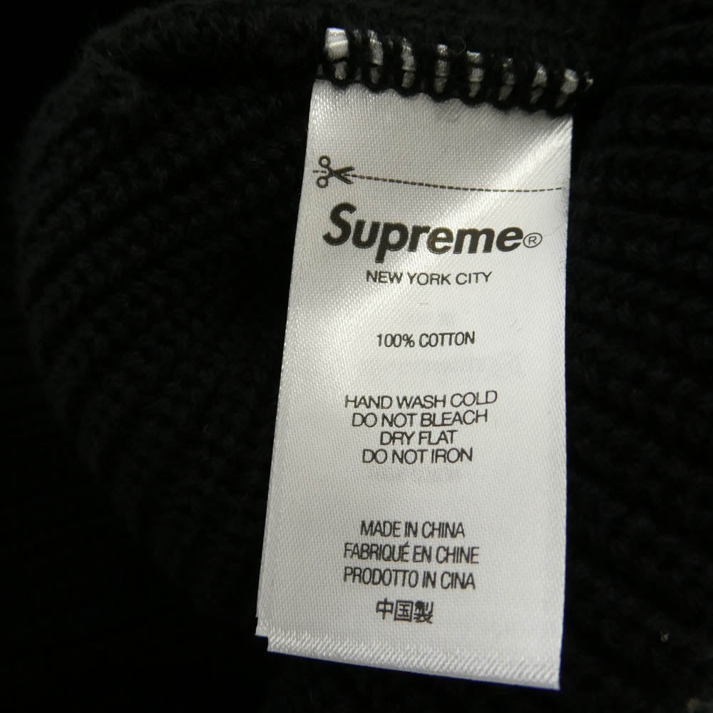 Supreme シュプリーム 25AW x 蒼産業 AOI Gems Beanie ジェムズ ビーニー ニット キャップ 帽子 ブラック系 58cm【美品】【中古】