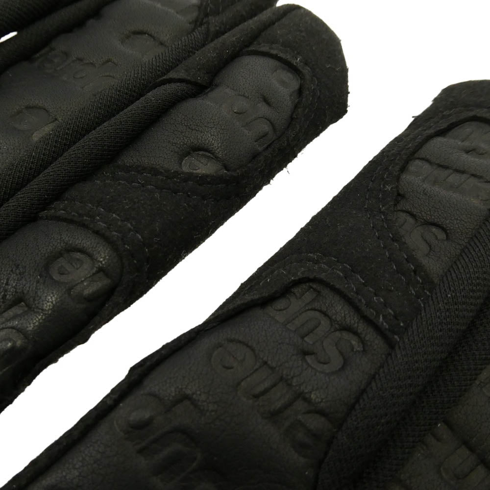 Supreme シュプリーム 24SS x Mechanix メカニクス Leather Work Gloves レザー ワーク グローブ 手袋 ブラック系 US10【中古】