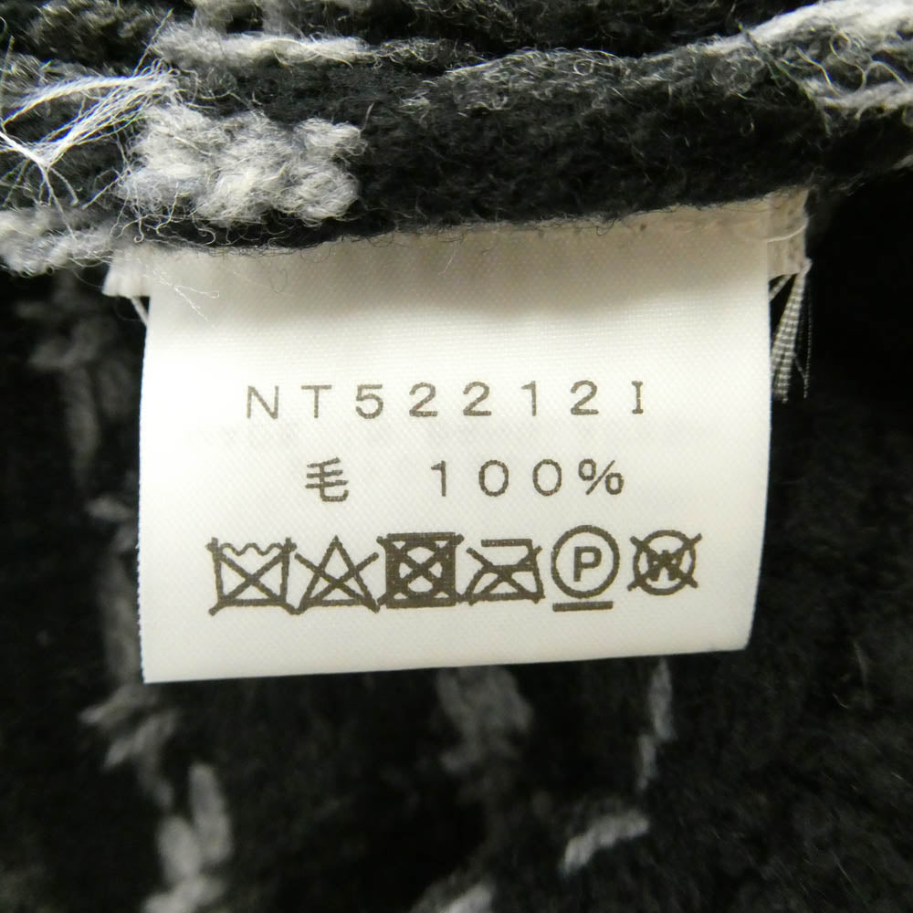 Supreme シュプリーム THE NORTH FACE ノースフェイス 22AW NT52212I x The North Face ザノースフェイス TS FAIRE ISLE F/Z HOODED SWEATER ジップアップ フーディー セーター パーカー ブラック系 L【美品】【中古】