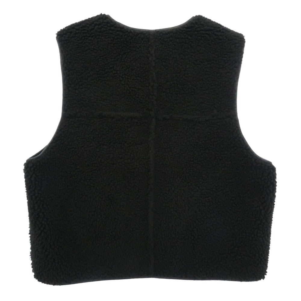 Supreme シュプリーム 24AW Reversible Faux Shearling Work Vest リバーシブル フォー シアリング ワーク ボア ベスト ブラック系【美品】【中古】