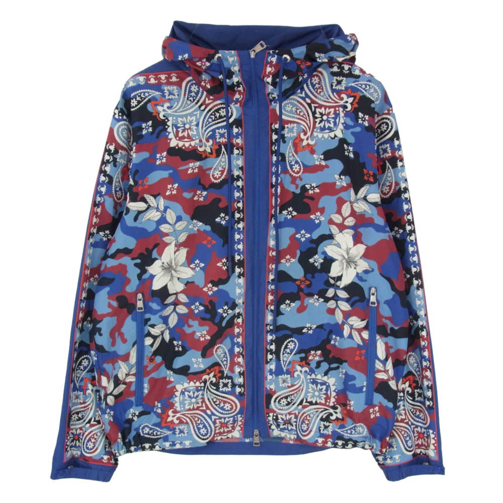 MONCLER モンクレール I10911A00162 596U0 モンクレールジャパンタグ HOTAY ペイズリー カモ柄 フーデッド ナイロン ジャケット ブルー系 2【中古】