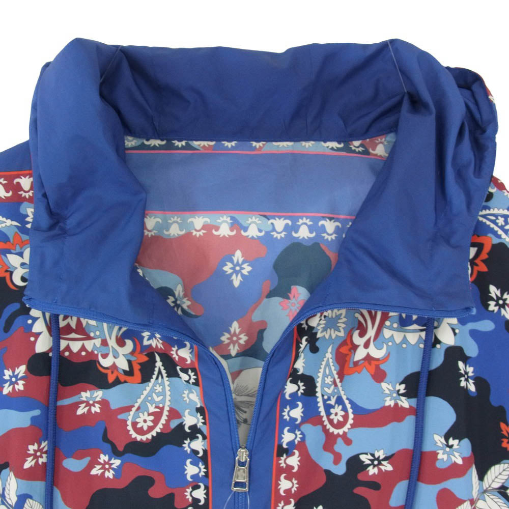 MONCLER モンクレール I10911A00162 596U0 モンクレールジャパンタグ HOTAY ペイズリー カモ柄 フーデッド ナイロン ジャケット ブルー系 2【中古】
