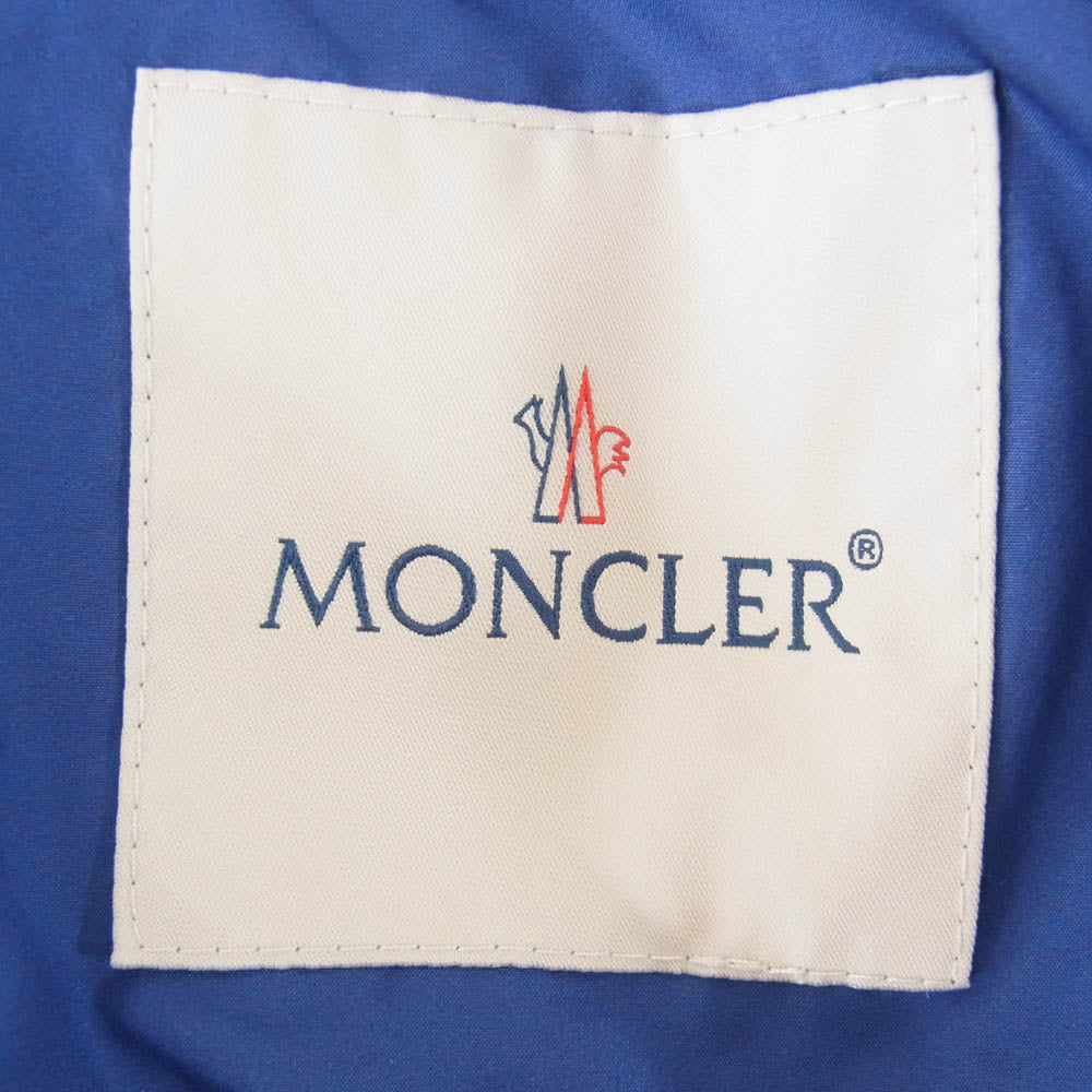 MONCLER モンクレール I10911A00162 596U0 モンクレールジャパンタグ HOTAY ペイズリー カモ柄 フーデッド ナイロン ジャケット ブルー系 2【中古】