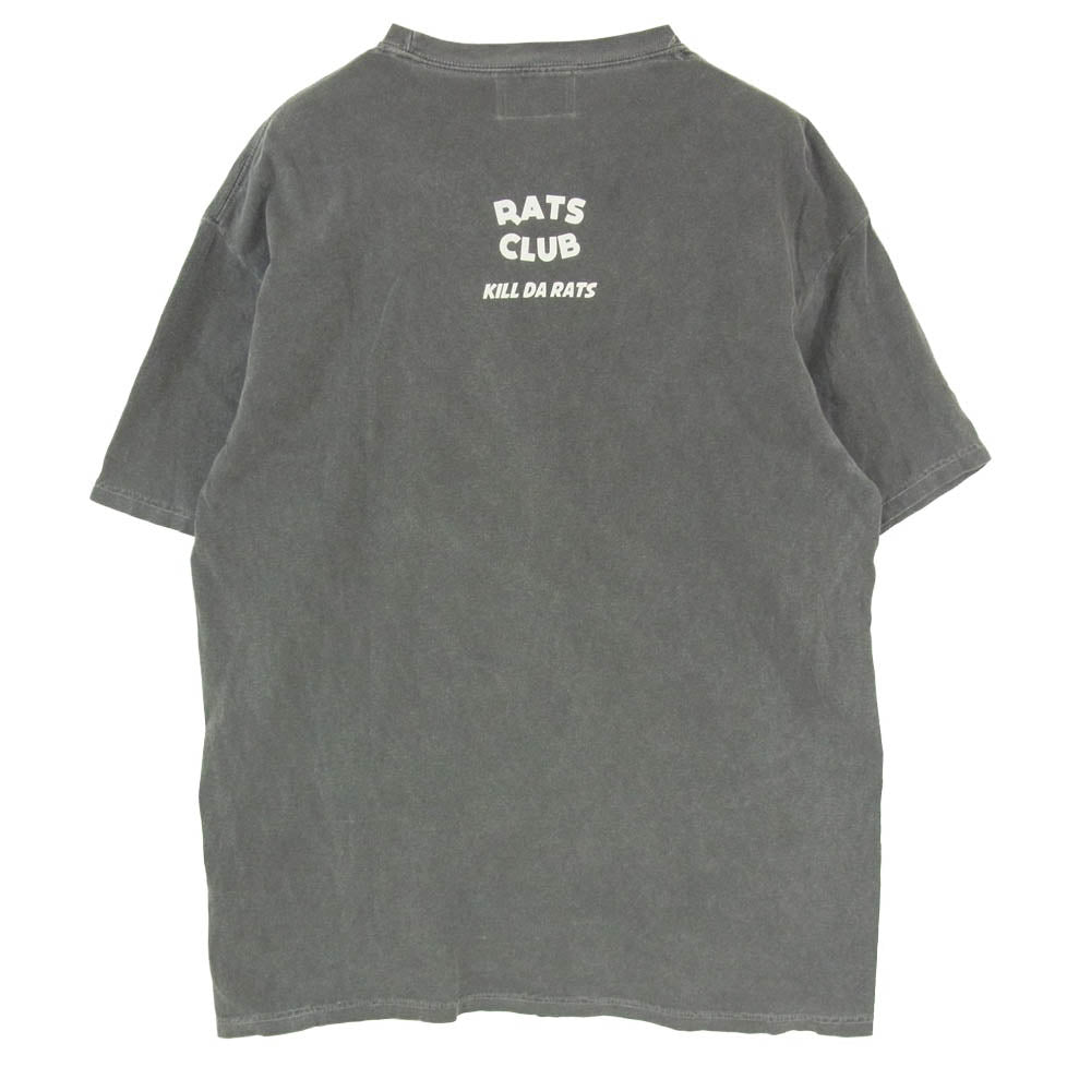 MILKBOY ミルクボーイ 60223206 LAND by MILKBOY RATS GUNNER TEE クルーネック 半袖 Tシャツ グレー系 サイズ表記無【中古】