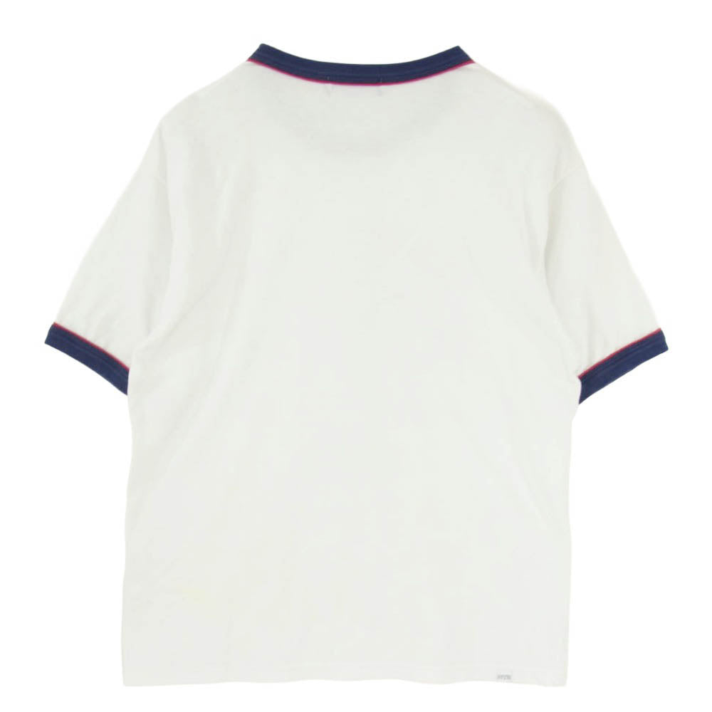 HYSTERIC GLAMOUR ヒステリックグラマー 23SS 02232CT13 COW GIRL カウガールプリント リンガー 半袖 Tシャツ カットソー ホワイト系 M【中古】