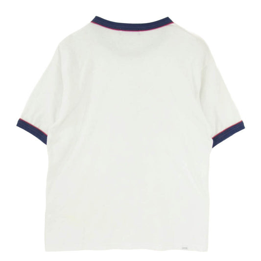 HYSTERIC GLAMOUR ヒステリックグラマー 23SS 02232CT13 COW GIRL カウガールプリント リンガー 半袖 Tシャツ カットソー ホワイト系 M【中古】