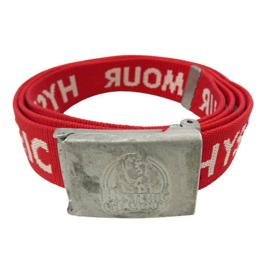 HYSTERIC GLAMOUR ヒステリックグラマー ガールバックル ロゴ ガチャベルト レッド レッド系【中古】