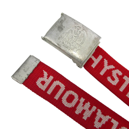 HYSTERIC GLAMOUR ヒステリックグラマー ガールバックル ロゴ ガチャベルト レッド レッド系【中古】