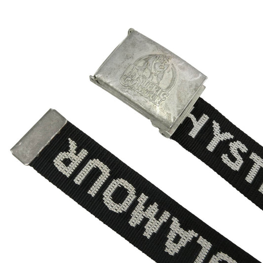 HYSTERIC GLAMOUR ヒステリックグラマー ガールバックル ロゴ ガチャベルト ブラック ブラック系【中古】