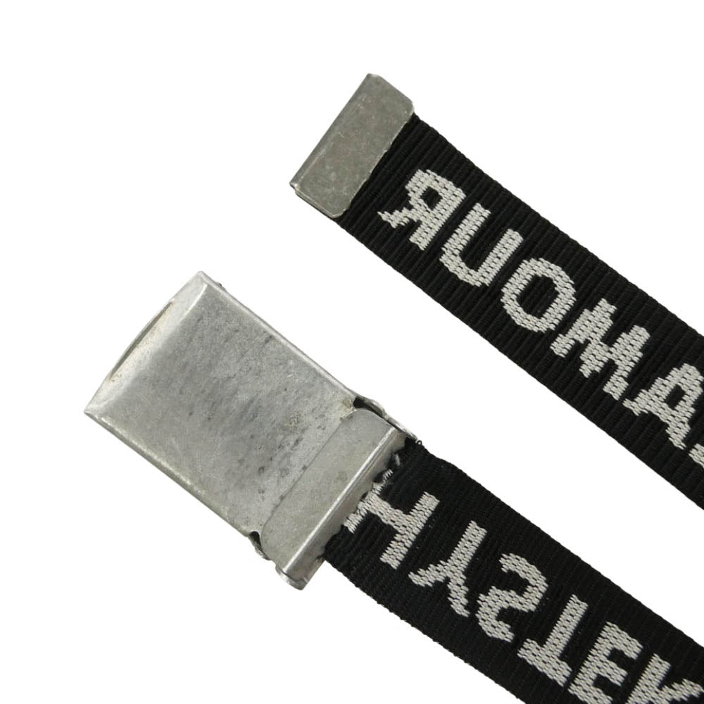 HYSTERIC GLAMOUR ヒステリックグラマー ガールバックル ロゴ ガチャベルト ブラック ブラック系【中古】