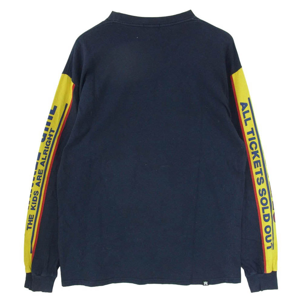 HYSTERIC GLAMOUR ヒステリックグラマー 21SS 02211CL07 DIZZY&MILKY ディジー アンド ミルキー Long sleeve ロングスリーブ Tシャツ 長袖 カットソー ネイビー系 L【中古】