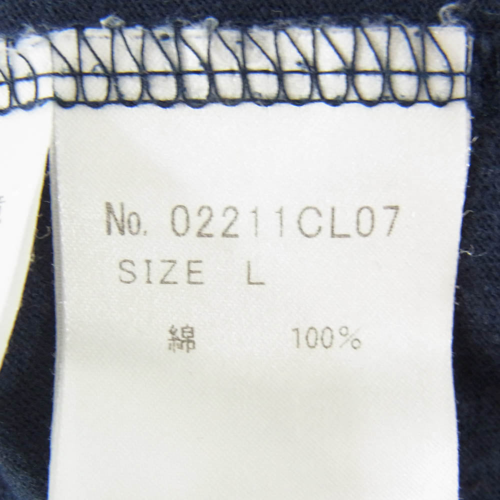HYSTERIC GLAMOUR ヒステリックグラマー 21SS 02211CL07 DIZZY&MILKY ディジー アンド ミルキー Long sleeve ロングスリーブ Tシャツ 長袖 カットソー ネイビー系 L【中古】