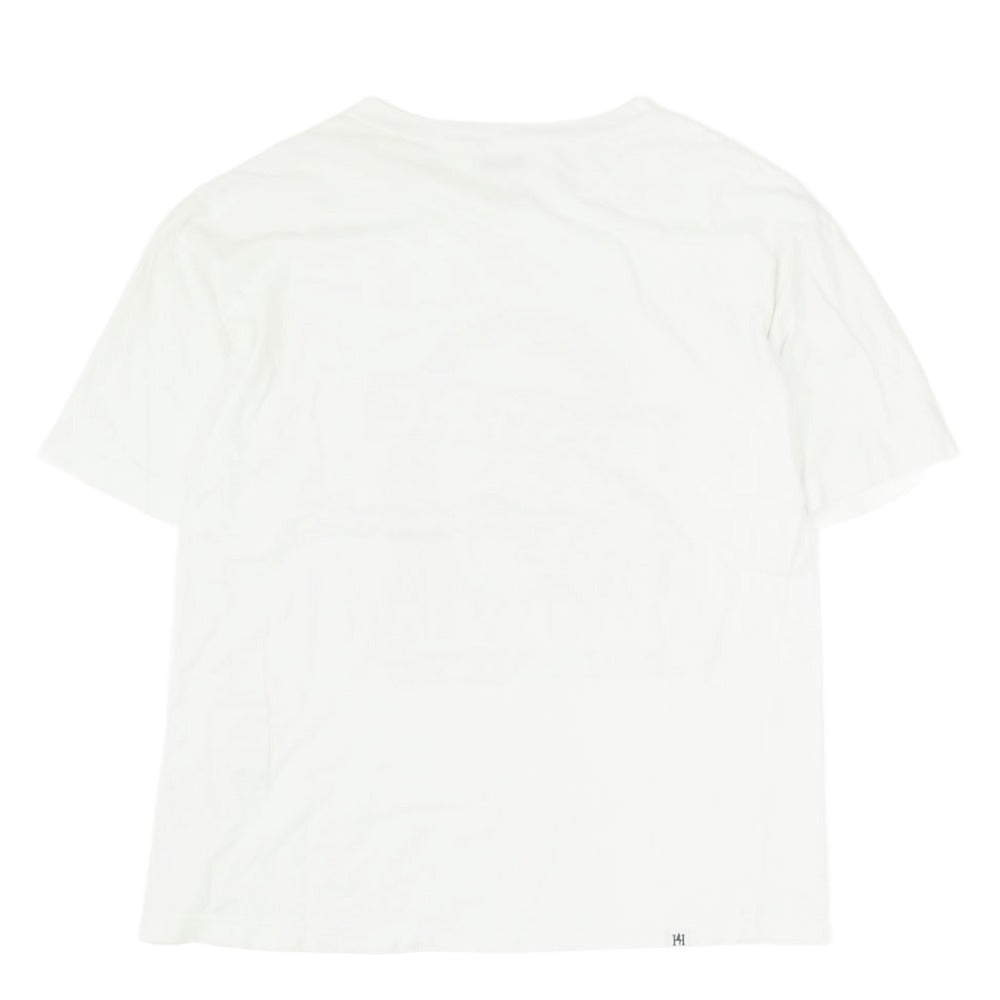 HYSTERIC GLAMOUR ヒステリックグラマー 21SS 01212CT09 SPECIAL TO ME クラッシュ加工 スペシャルトゥミ― 半袖 Tシャツ ホワイト系 FREE【中古】