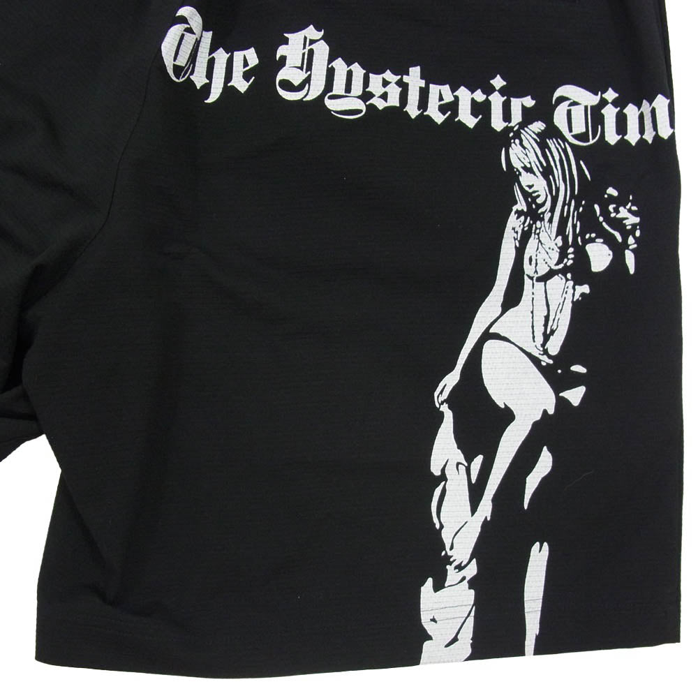 HYSTERIC GLAMOUR ヒステリックグラマー 25SS 02251CP06 HYSTERIC TIMES ヒステリックタイムズ ショーツ ハーフパンツ ブラック系 S【中古】