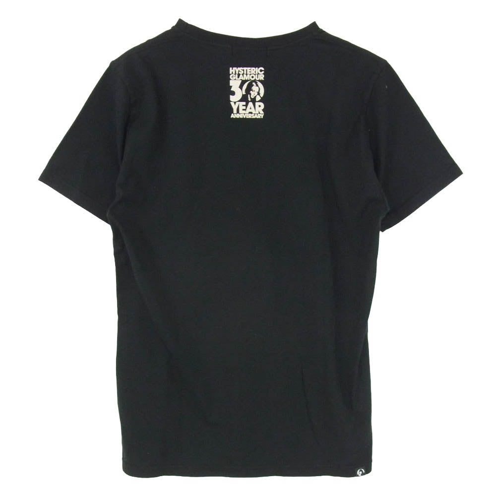 HYSTERIC GLAMOUR ヒステリックグラマー 24AW 0243CT20 30周年 30th ANNIVERSARY アニバーサリー ガールプリント 半袖 Tシャツ ブラック系 M【極上美品】【中古】