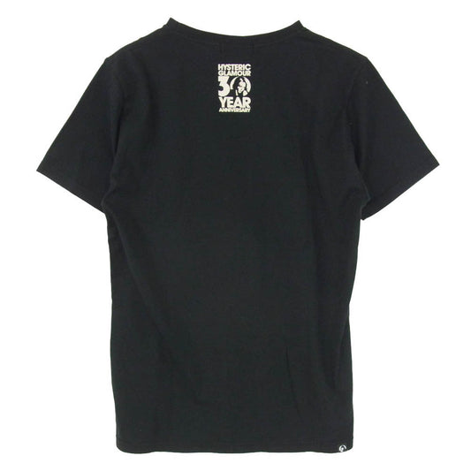 HYSTERIC GLAMOUR ヒステリックグラマー 24AW 0243CT20 30周年 30th ANNIVERSARY アニバーサリー ガールプリント 半袖 Tシャツ ブラック系 M【極上美品】【中古】