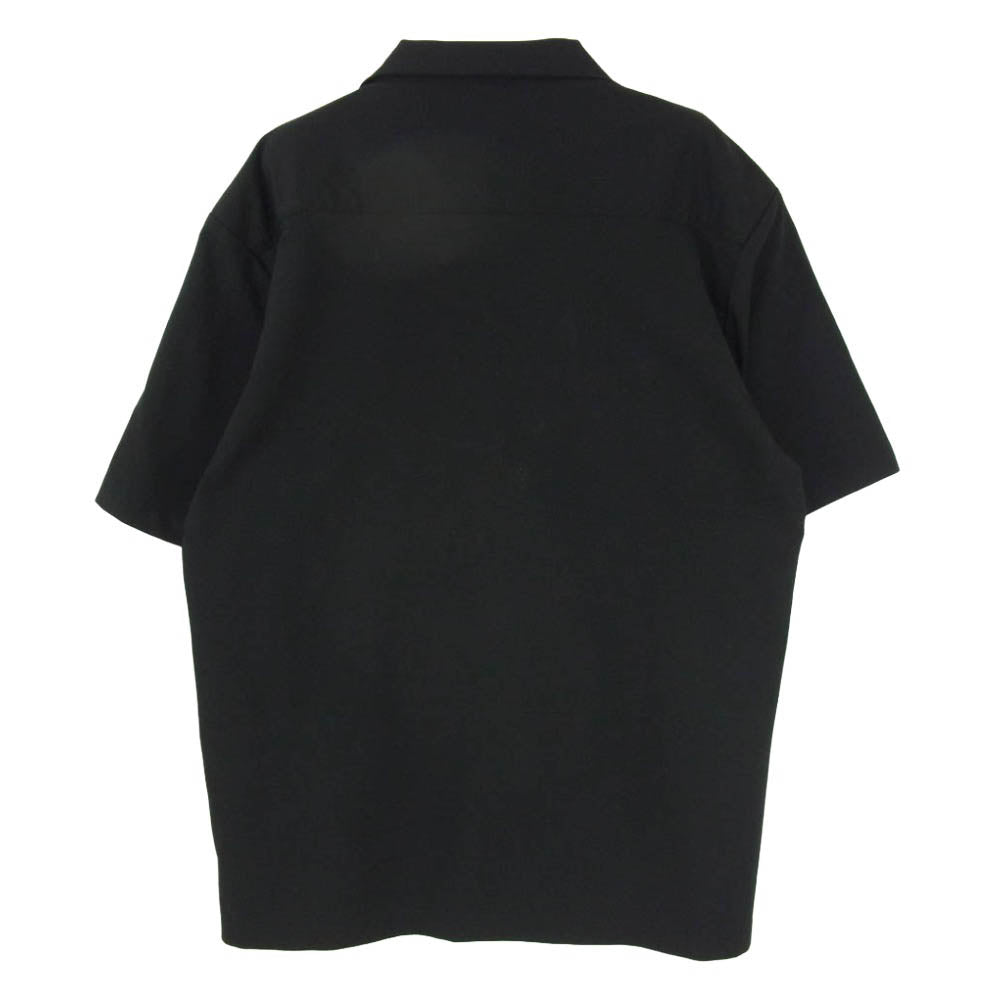 HYSTERIC GLAMOUR ヒステリックグラマー 25SS 02251CH04 HYSTERIC TIMES ヒステリックタイムズ オープンカラー ガールプリント 半袖 シャツ ブラック系 M【中古】
