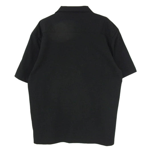 HYSTERIC GLAMOUR ヒステリックグラマー 25SS 02251CH04 HYSTERIC TIMES ヒステリックタイムズ オープンカラー ガールプリント 半袖 シャツ ブラック系 M【中古】